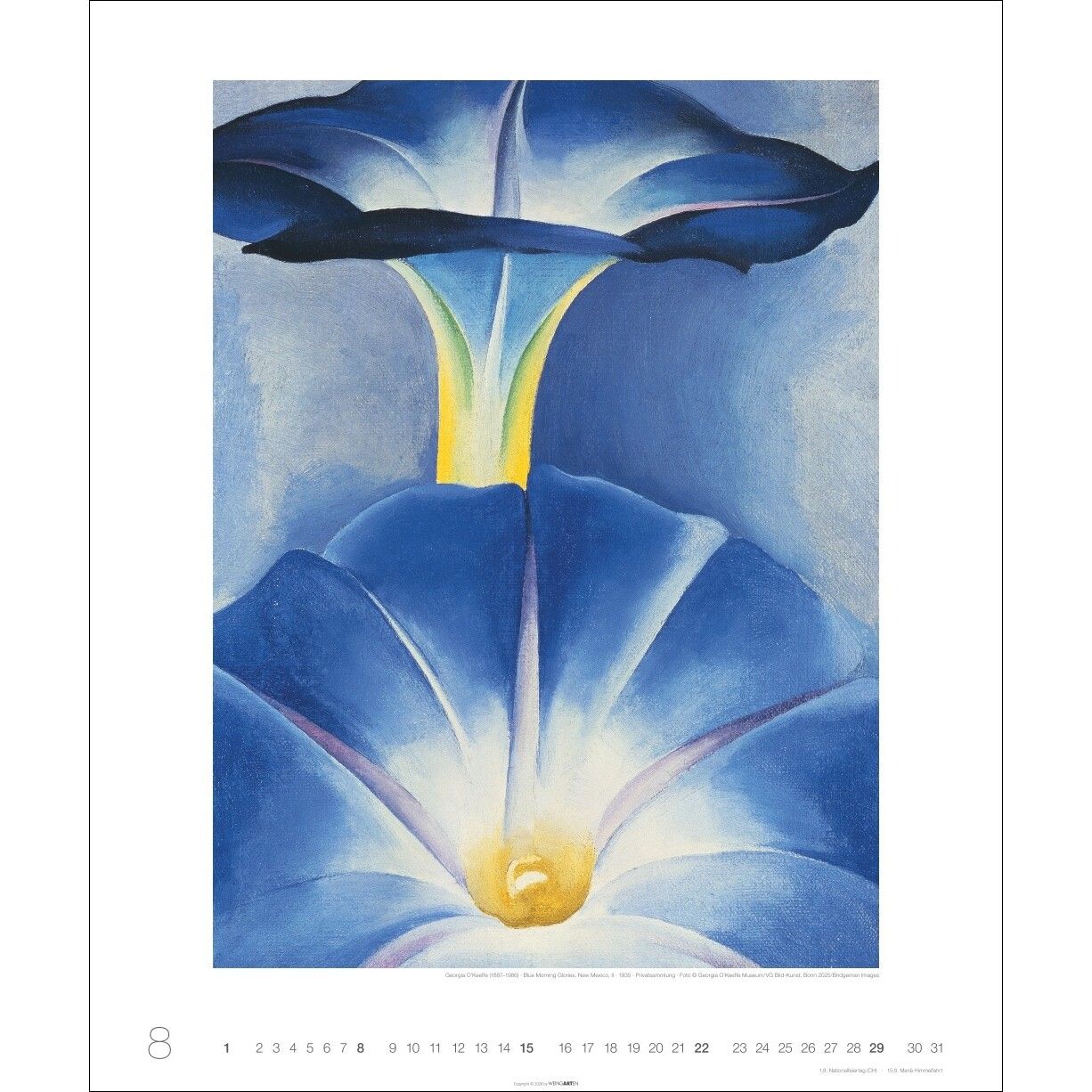 Kunst in Blau Edition - Kunst & Kultur Kalender-456