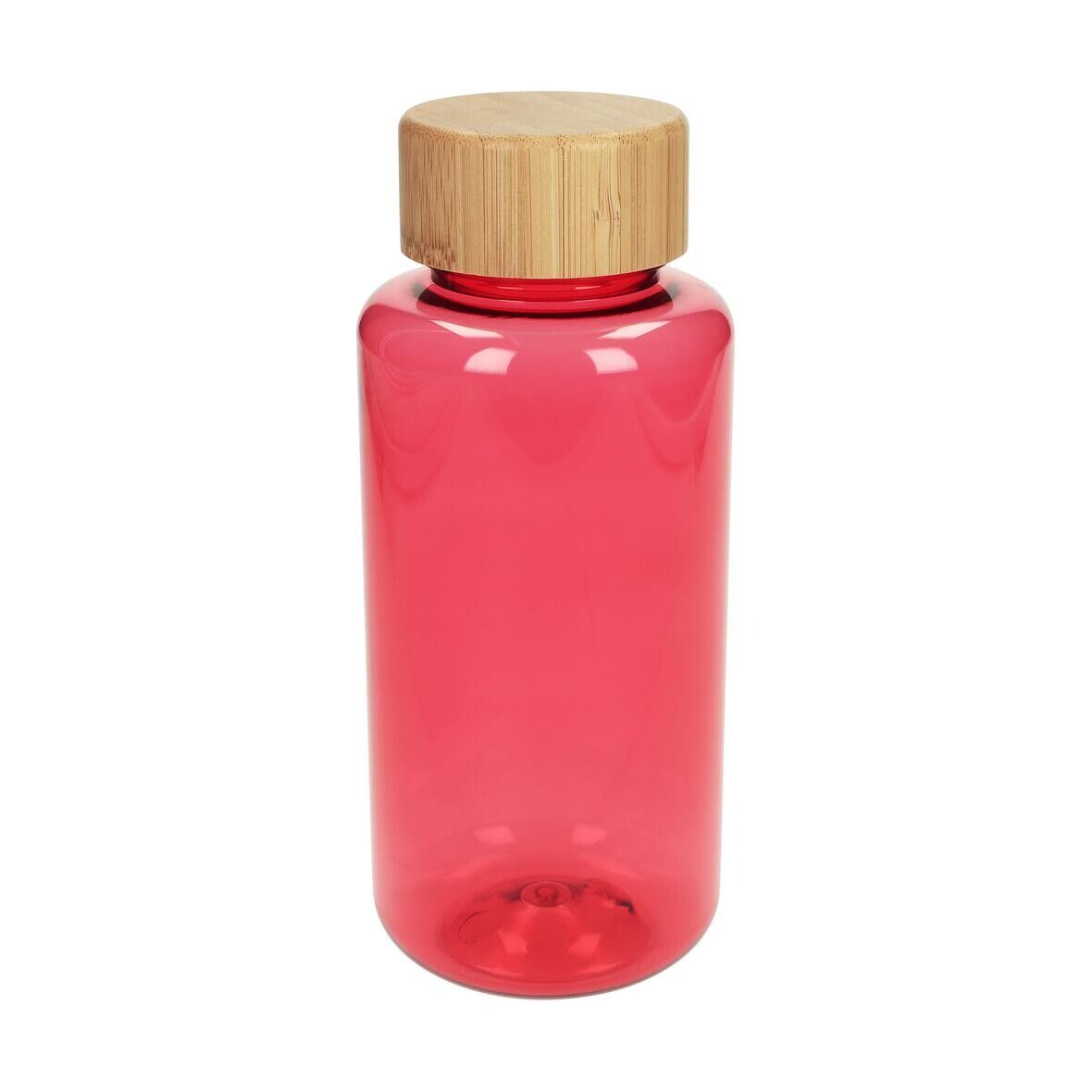 Trinkflasche Natural, 700 ml - transparent-rot-248