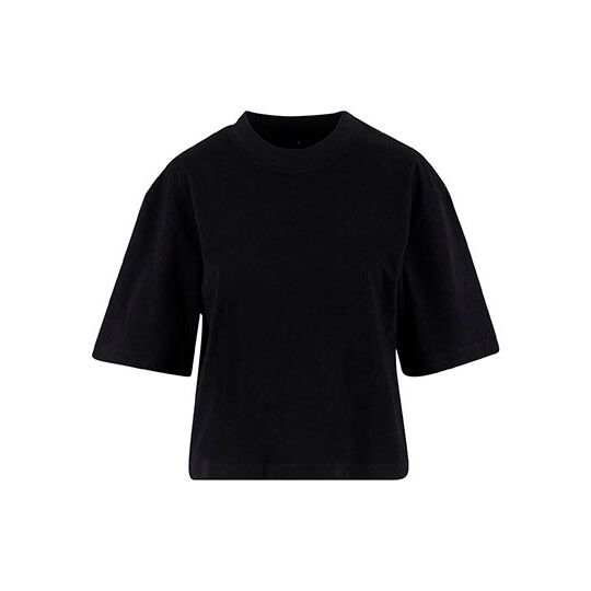 Ladies Oversized Tee - black-846