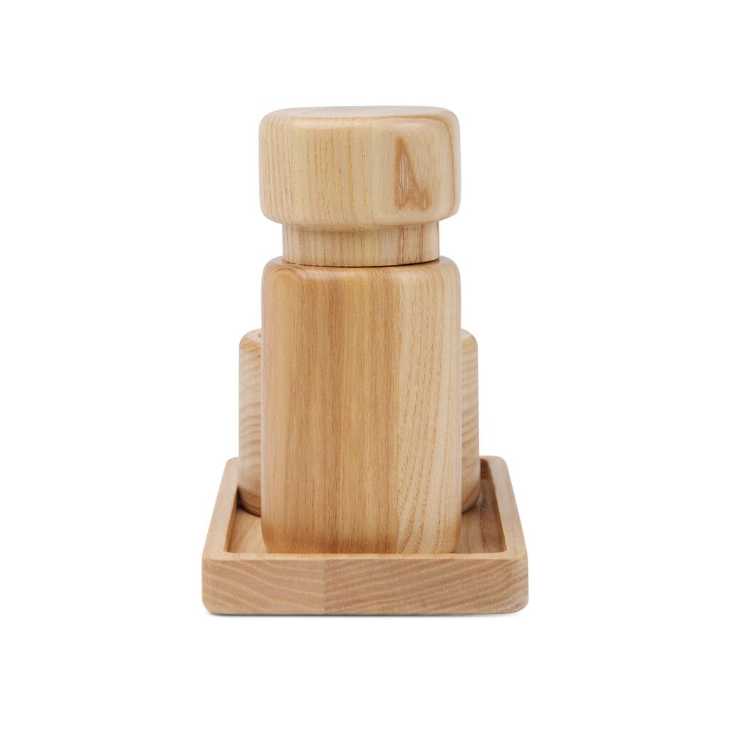 VINGA Retro Salz & Pfeffer Set - braun-733