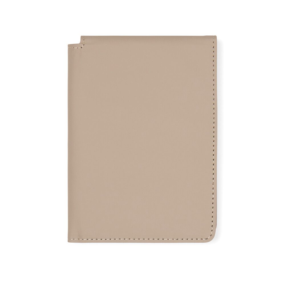 VINGA Baltimore RCS recycelte Polyester-RFID-Reisepasshülle - greige-959