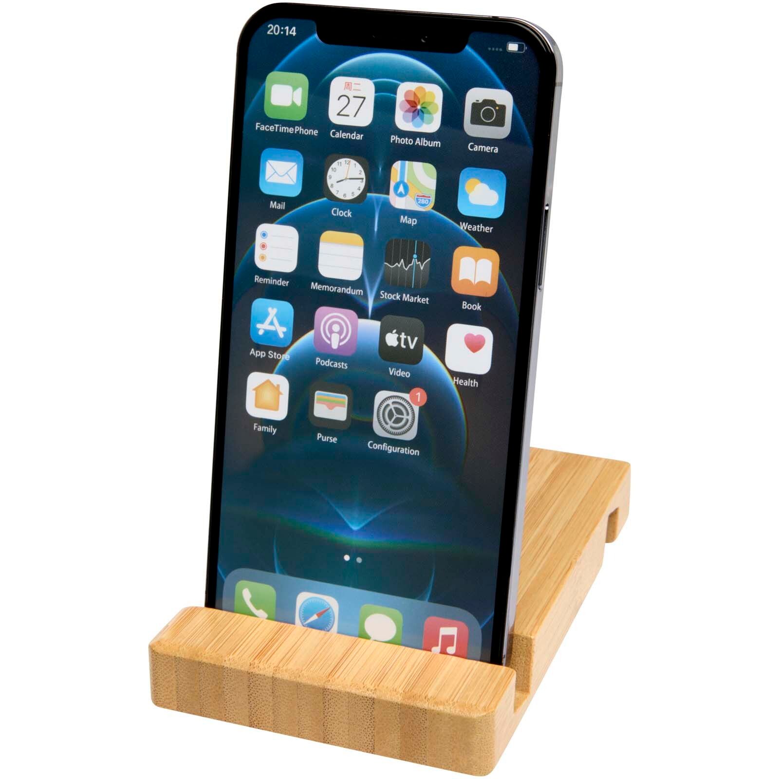 Bubup Bambus 2-winklige Tablet- und Smartphonehalterung - holz-718