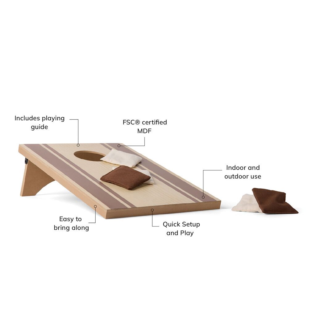 VINGA Cornhole Spiel - braun-207