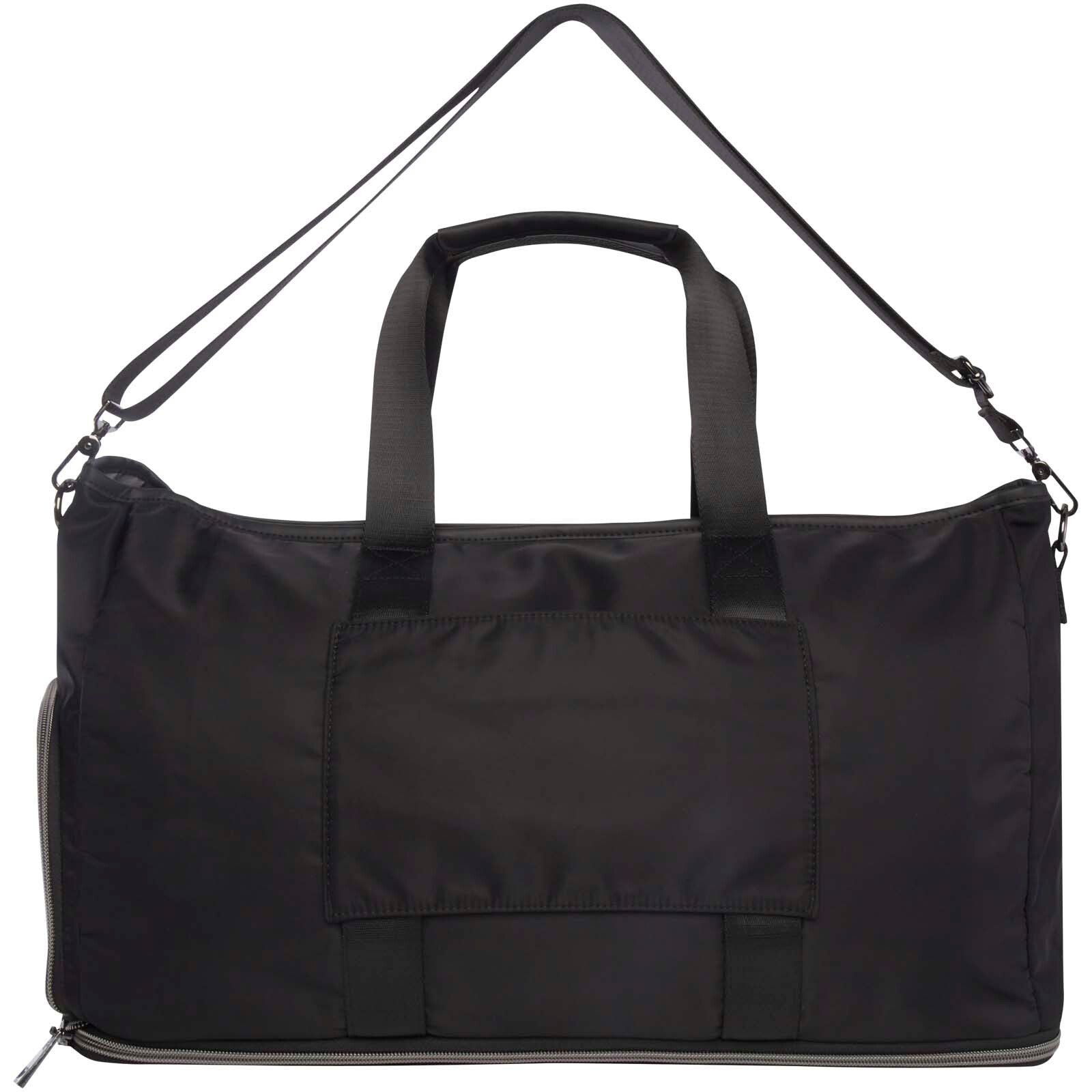 Rhine erweiterbare Reisetasche aus recyceltem Material 35 L - schwarz-124