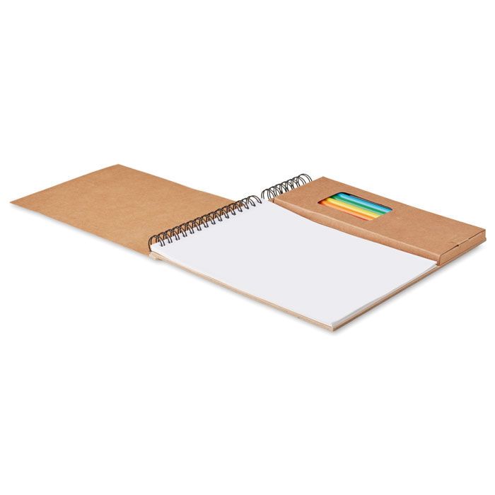 Malset mit 8 Buntstiften COLOPAD - beige-615