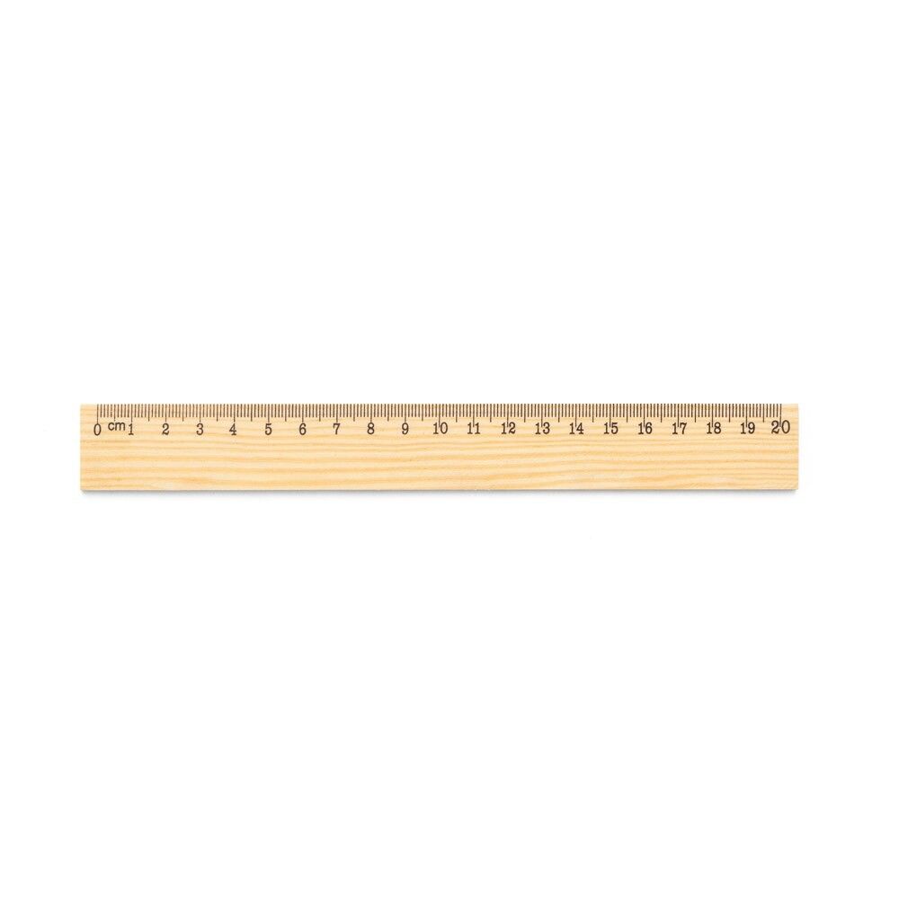 WESLEY 20 Lineal aus Kiefernholz mit 20 cm Skala - naturhell-143