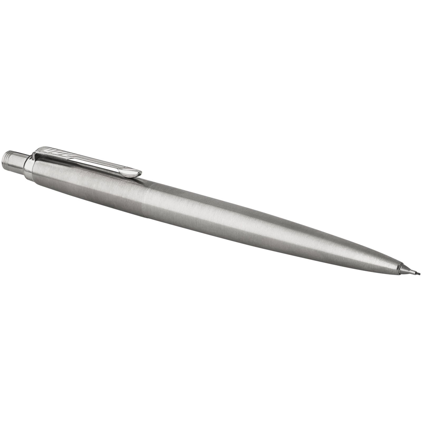 Parker Jotter Druckbleistift mit integriertem Radiergummi (schwarze Mine) - stahl-143