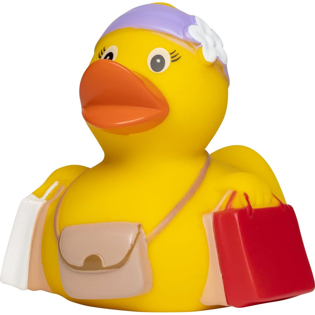 Quietsche-Ente Shopping - bunt-107