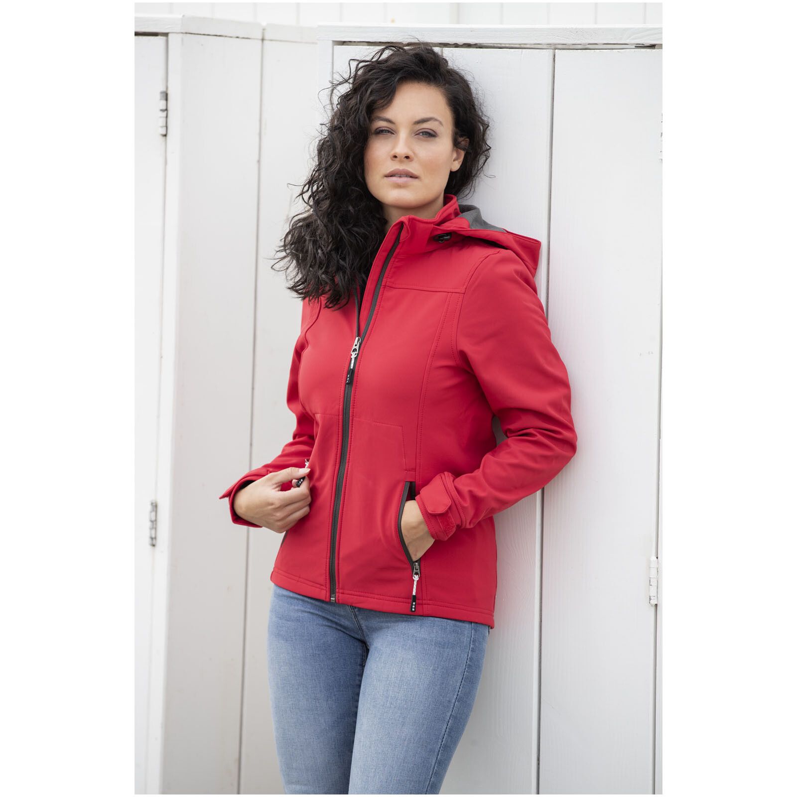 Langley Softshelljacke für Damen - anthrazit - S-247