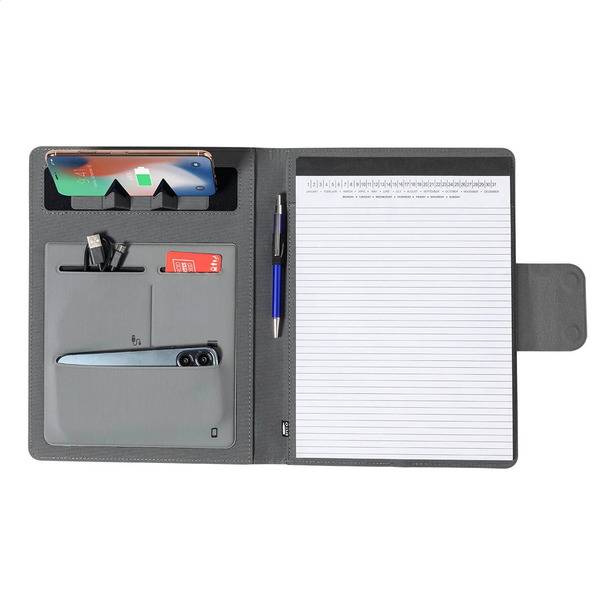 Gredox A4 RPET-Dokumentenmappe - grau-281