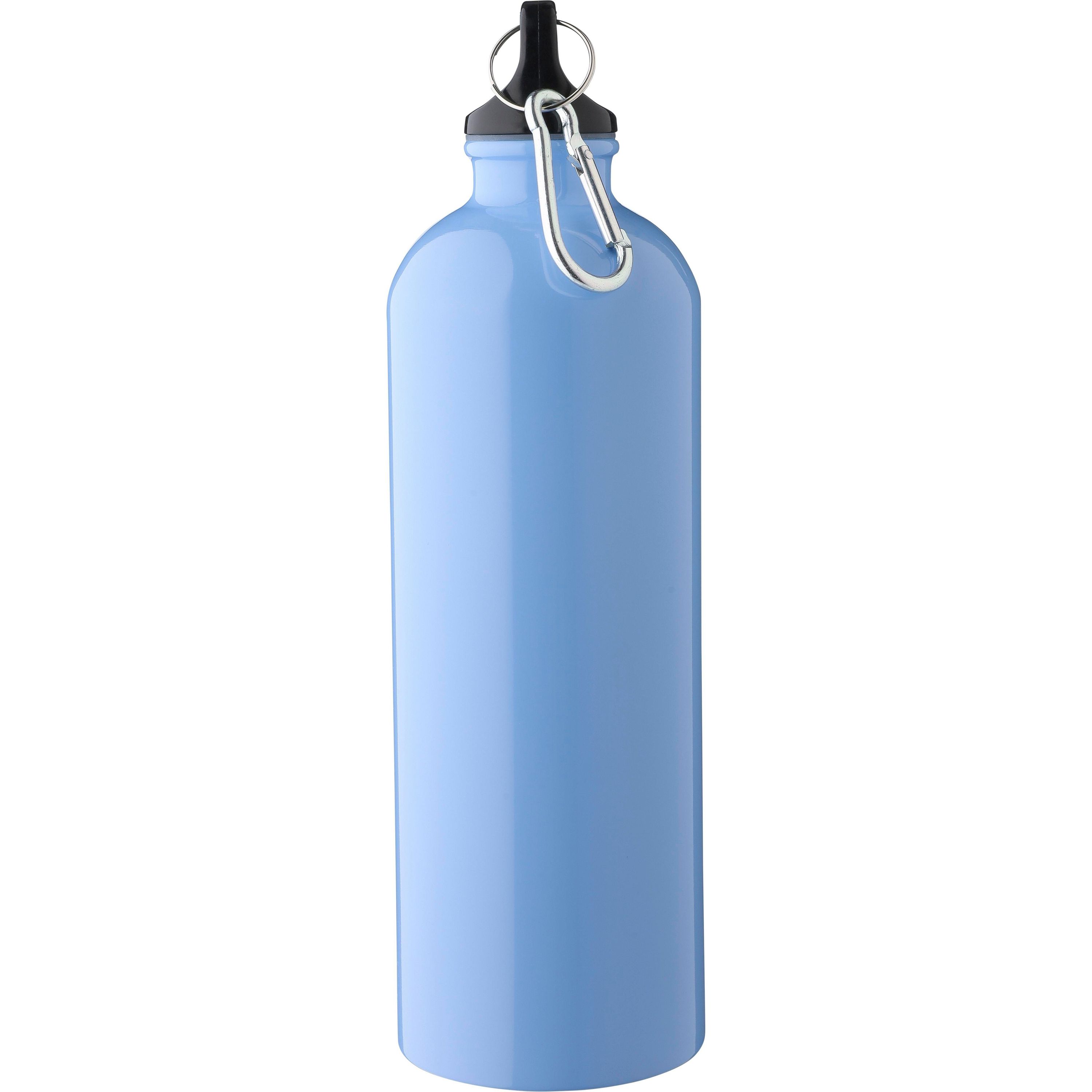 Recycelte einwandige Edelstahlflasche (750 ml) Emeric - rosa-652