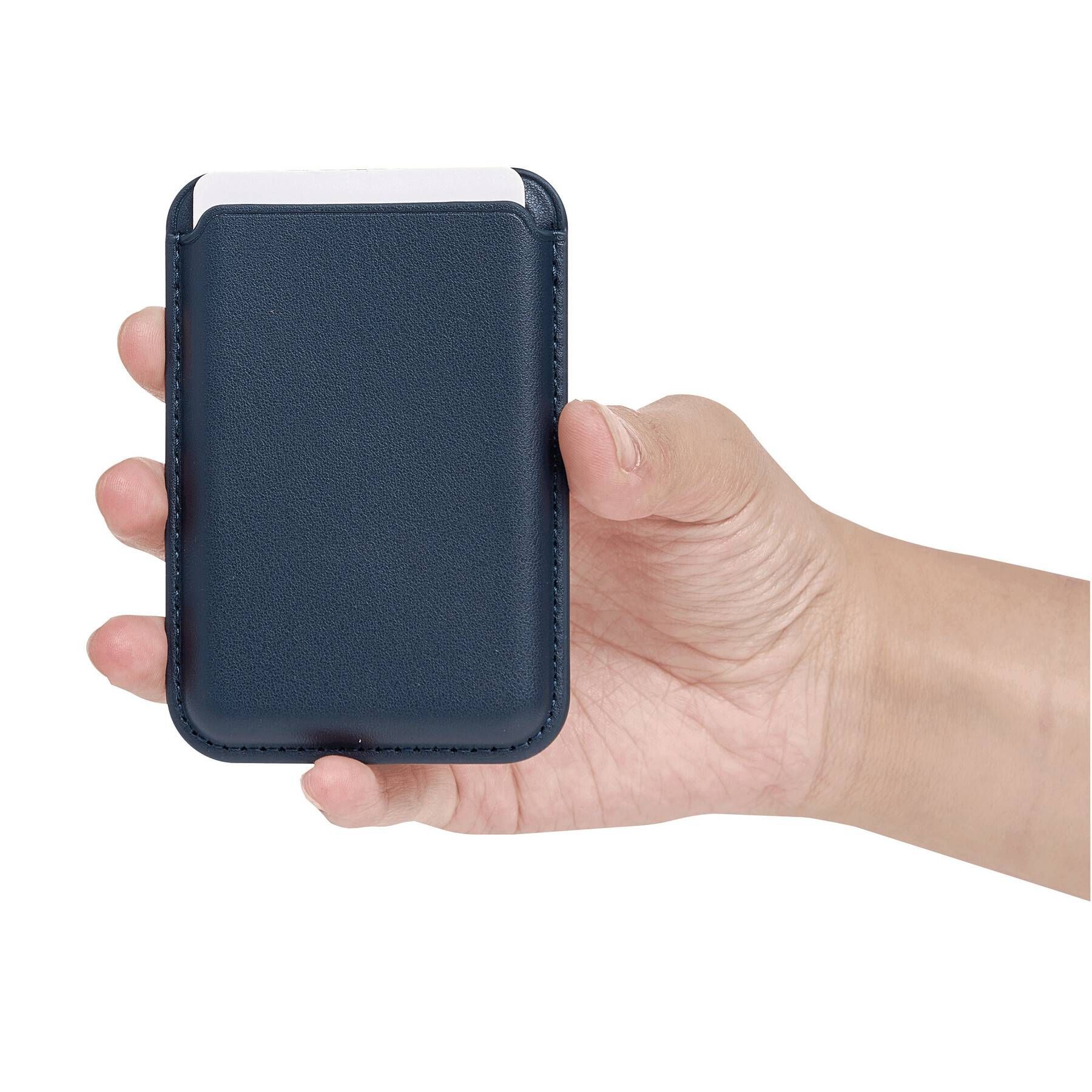 Magnetischer Smartphone-Kartenhalter NIKKEI - blau-182