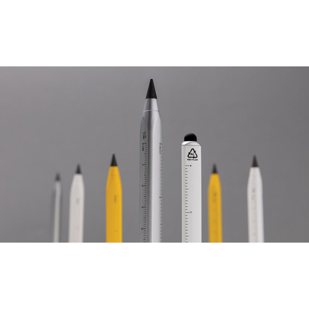 Eon Infinity Multitasking Stift aus RCS recycelt. Aluminium - silber-950