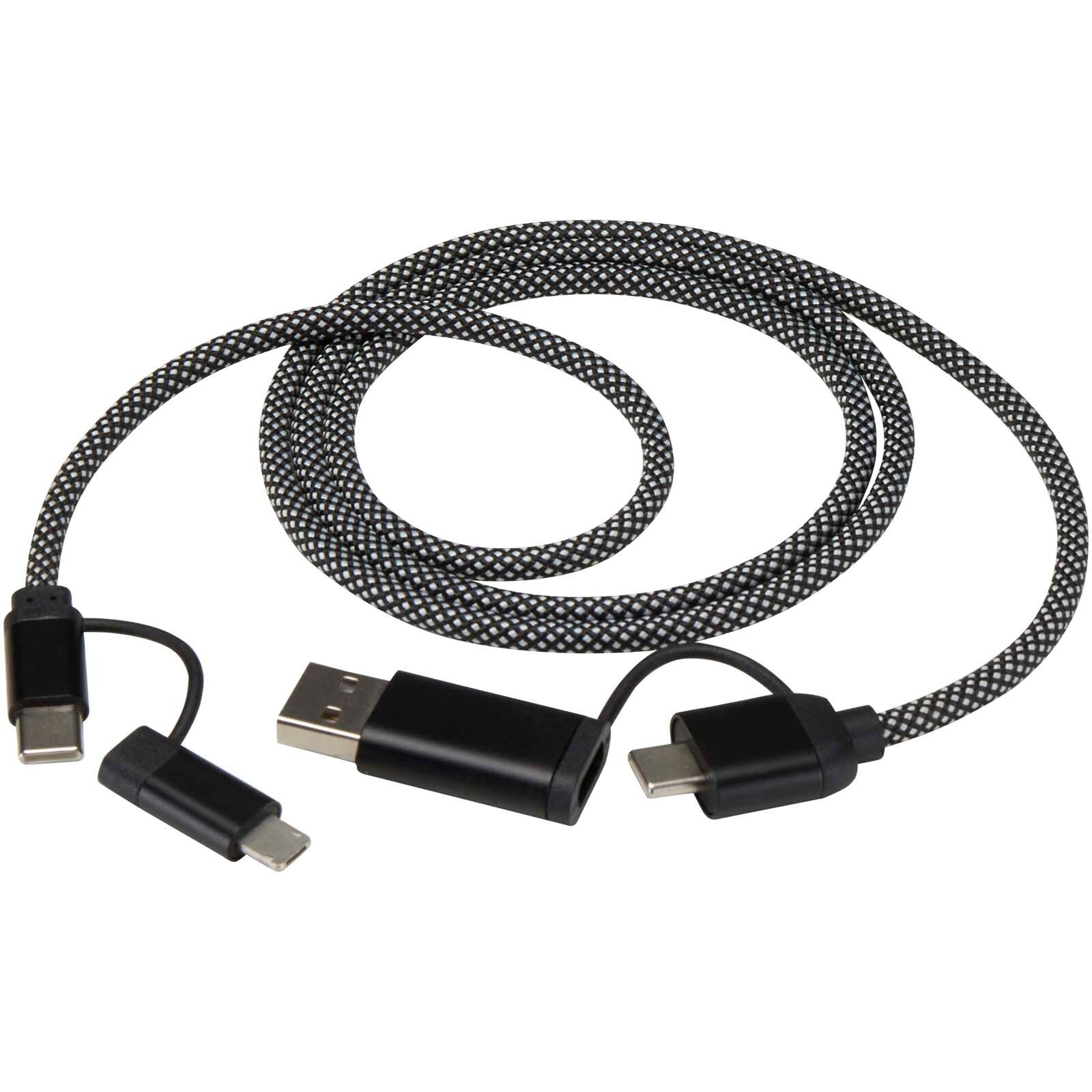 SMART 65 W, 100 cm, RCSs magnetisches 5-in-1-Ladekabel - schwarz-693