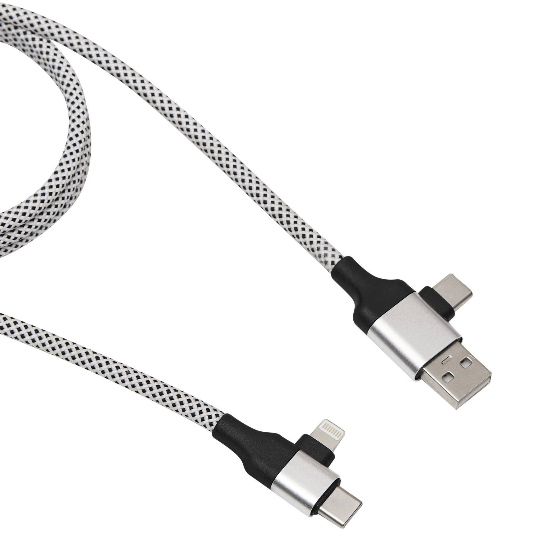 Lade- und Datenkabel SUPERMAG - silber-516