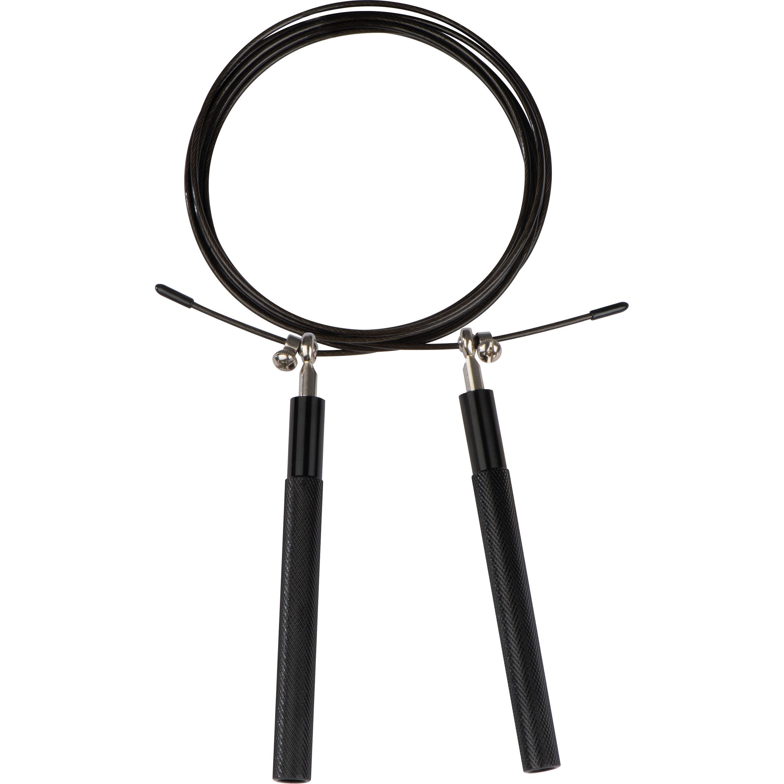 Springseil mit Metallgriffen - schwarz-442