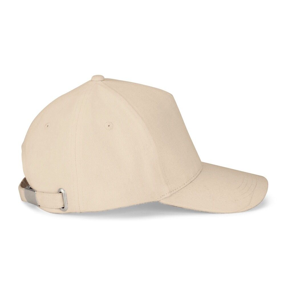 ASHTON Kappe aus 100% Baumwolle (260gsm) mit 5 Segmenten - beige-340