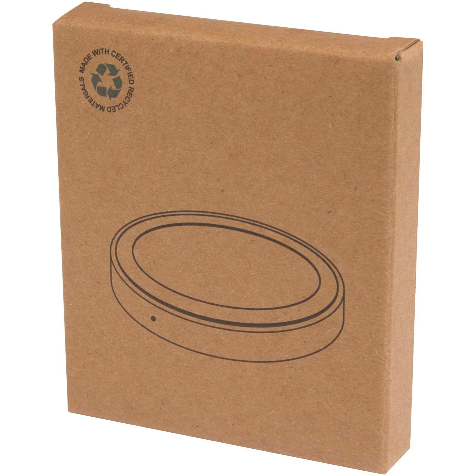 Freal 15W Kabelloses Ladepad aus recyceltem Kunststoff - weiss-380