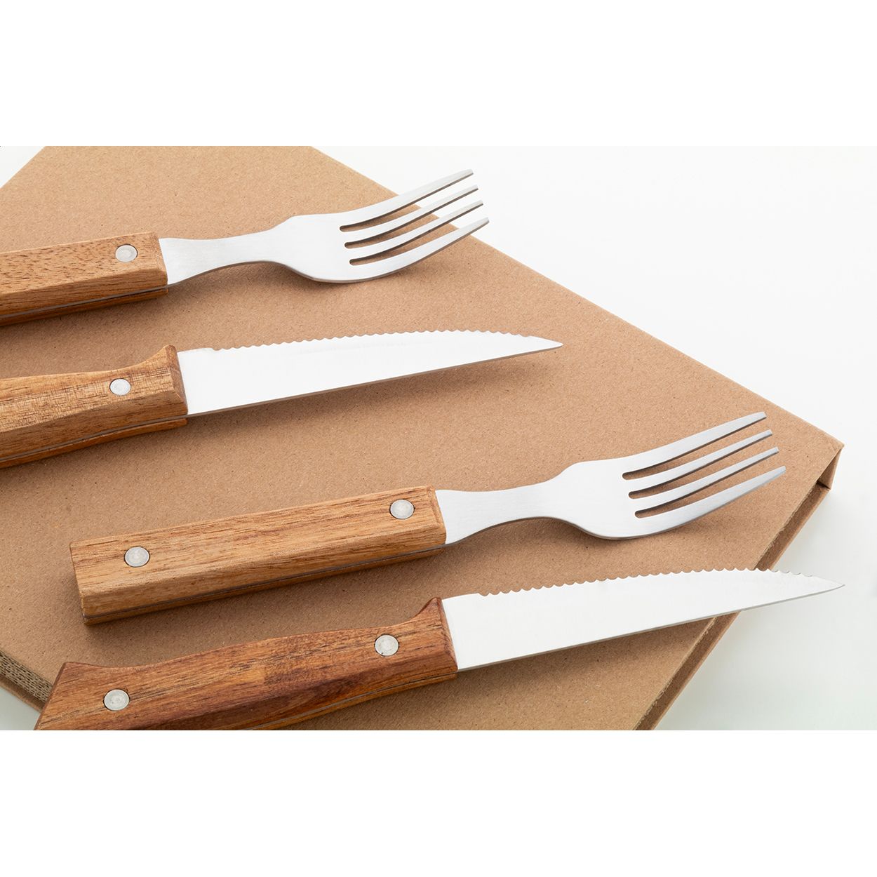 Tomahawk Steak-Besteckset - natur-364