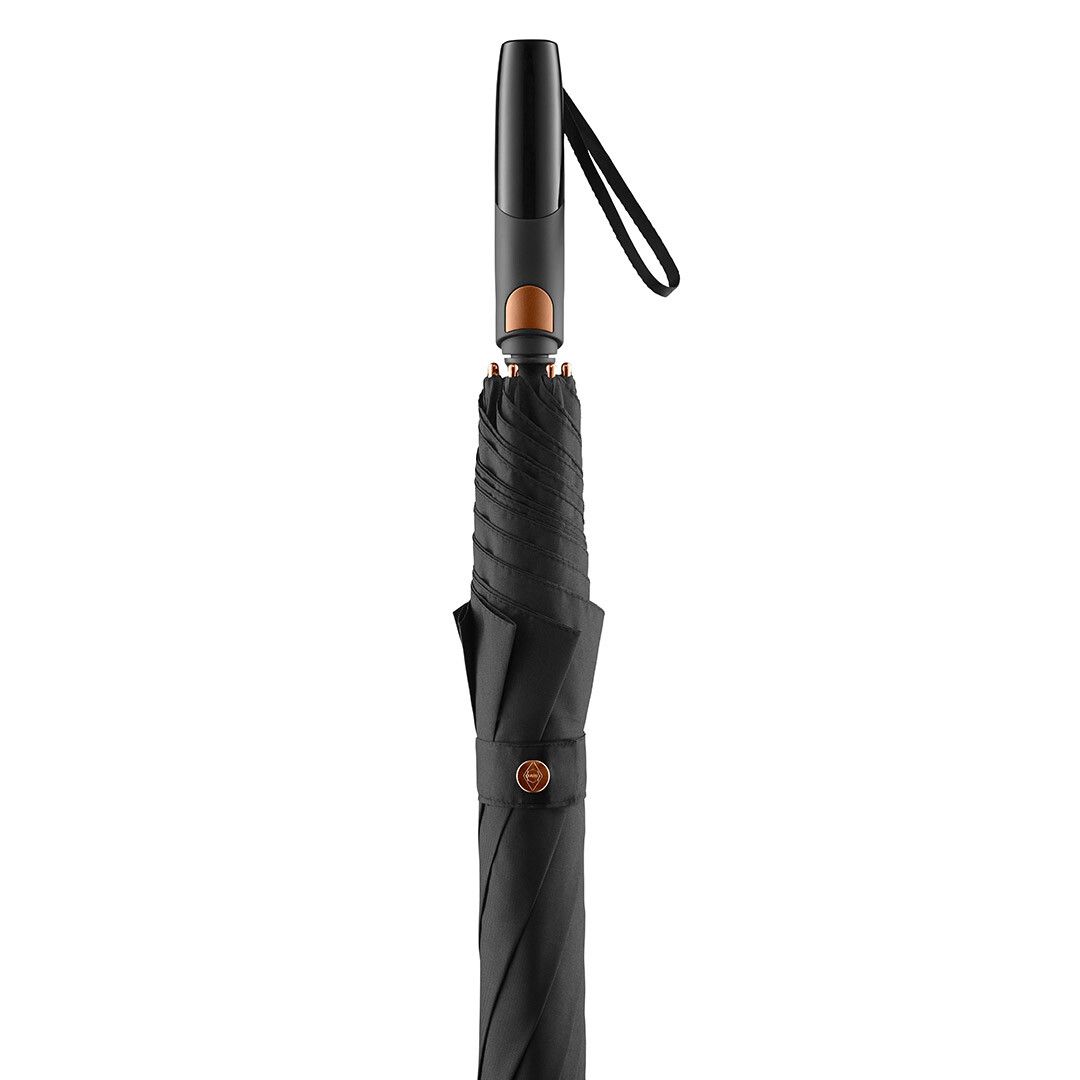 AC-Alu-Gästeschirm FARE® Precious Ø133 cm - schwarz - kupfer-325