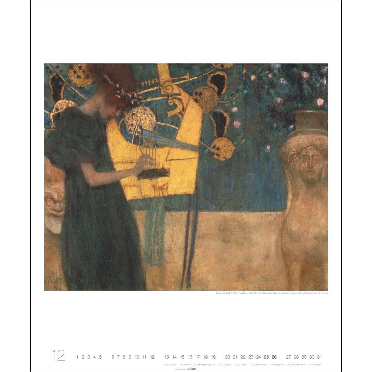 Gustav Klimt Edition - Kunst & Kultur Kalender-347
