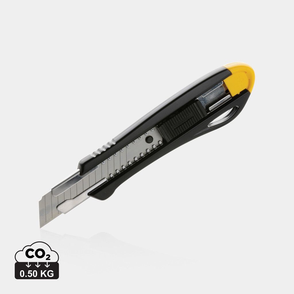 Nachfüllbares Pro-Abbrechmesser aus RCS recycelt. Kunststoff - gelb-214