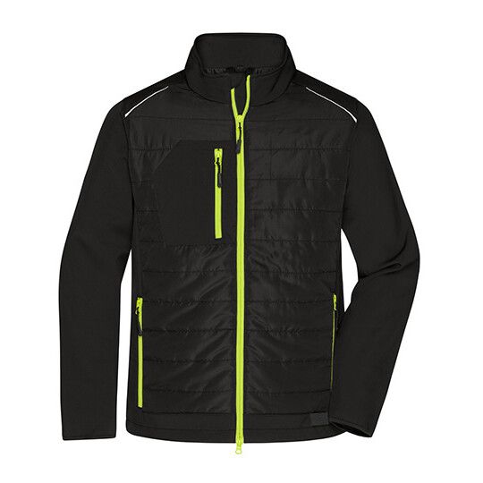 black - neon yellow