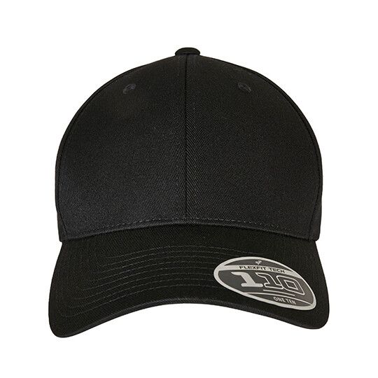 Flexfit 110 Curved Visor Snapback - black-320