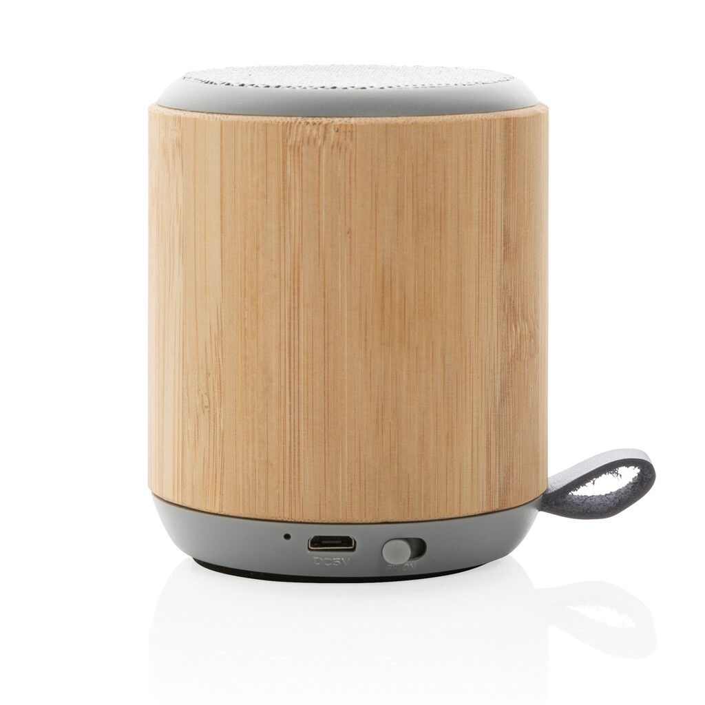 Bambus und Stoff 3W Wireless Speaker - braun-161