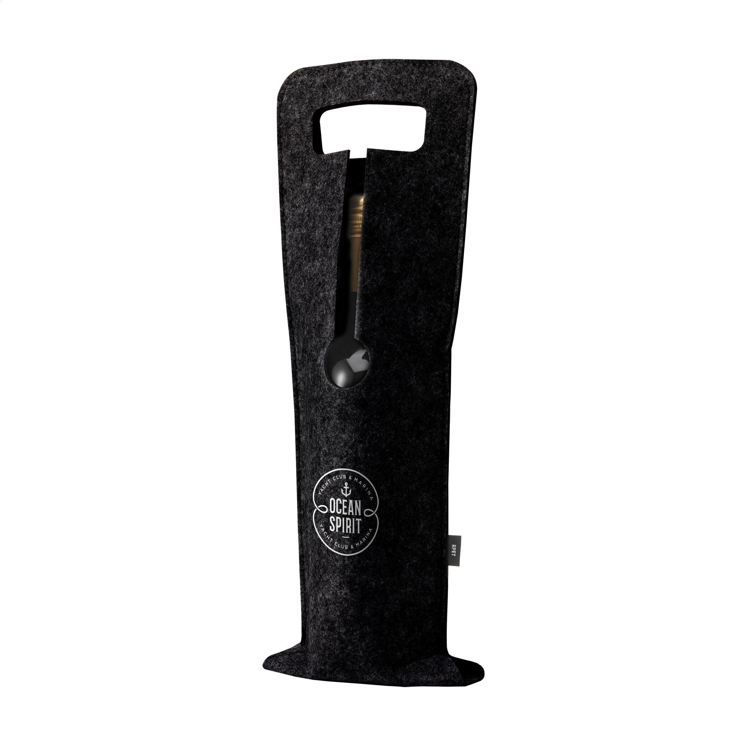 Wine Bag-to-Give GRS RPET Weintasche - schwarz-137