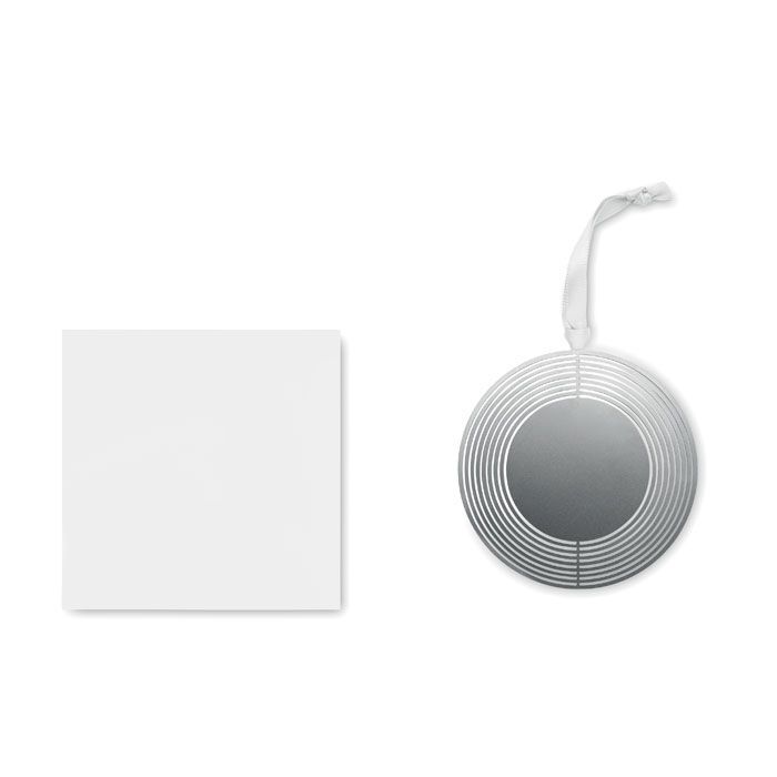 Ornament mit Band, rund BUNO - silber-160