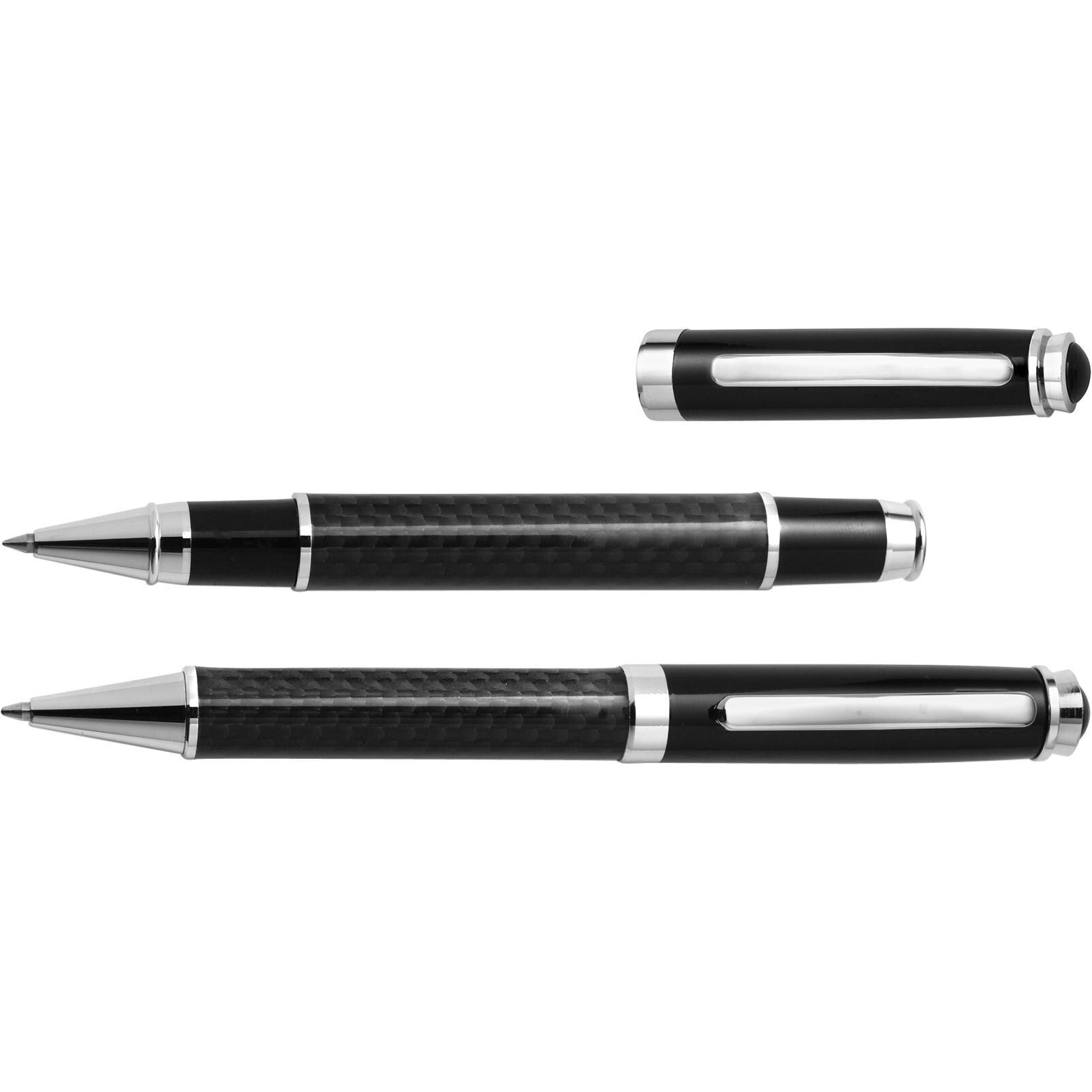 Schreibset aus Metall Ziva - schwarz-898