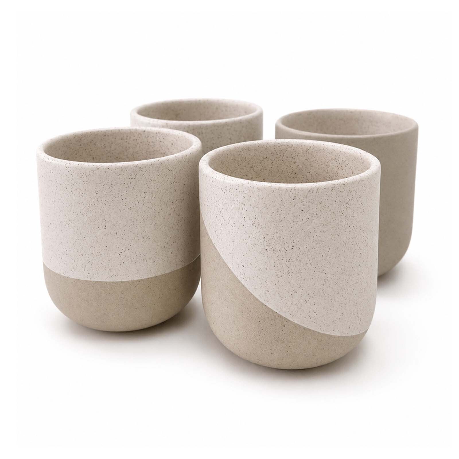 Originalhome Reclay 350 ml Tee- und Matcha-Becher Set  - weiss-661