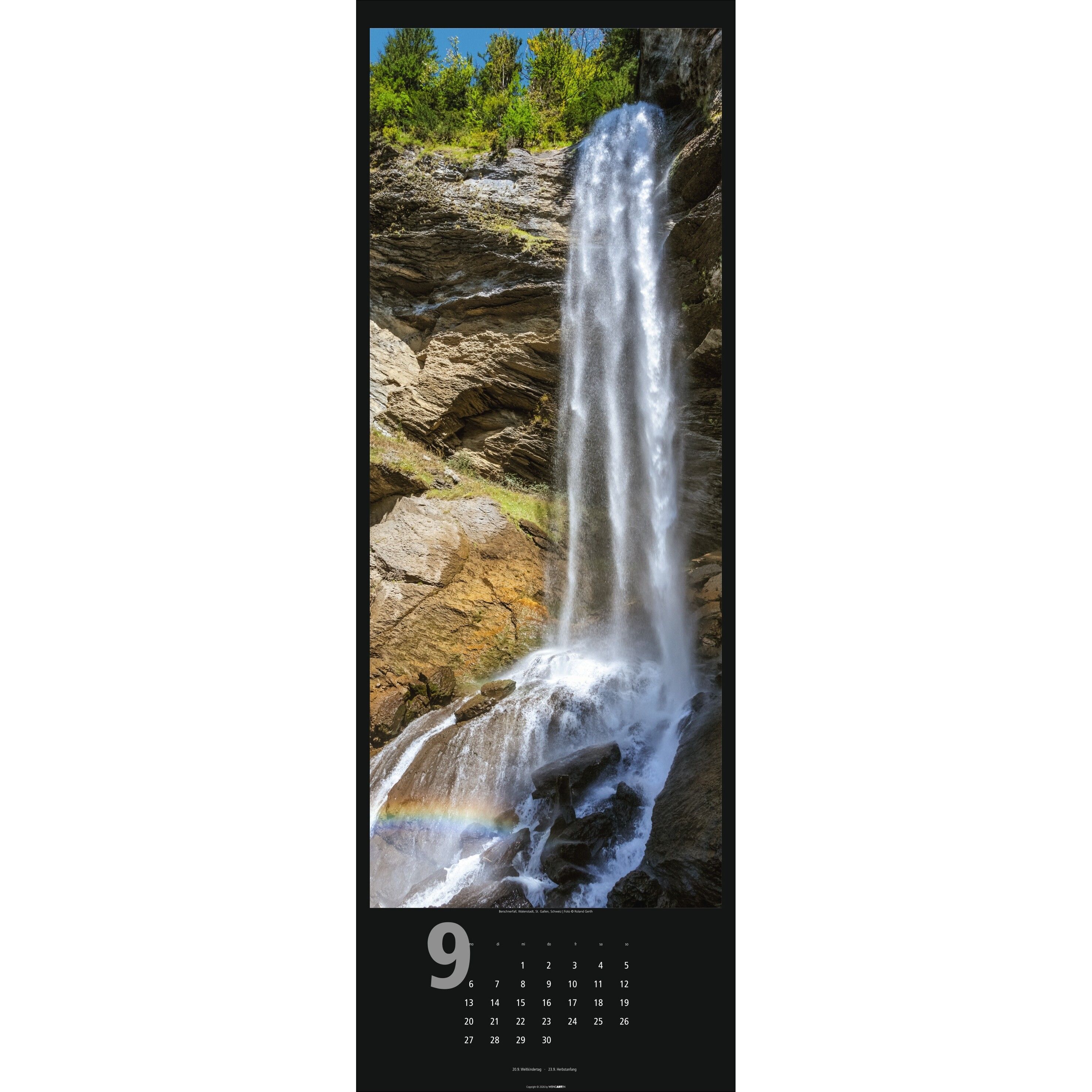 Wasserfälle - Landschaft & Natur Kalender-982