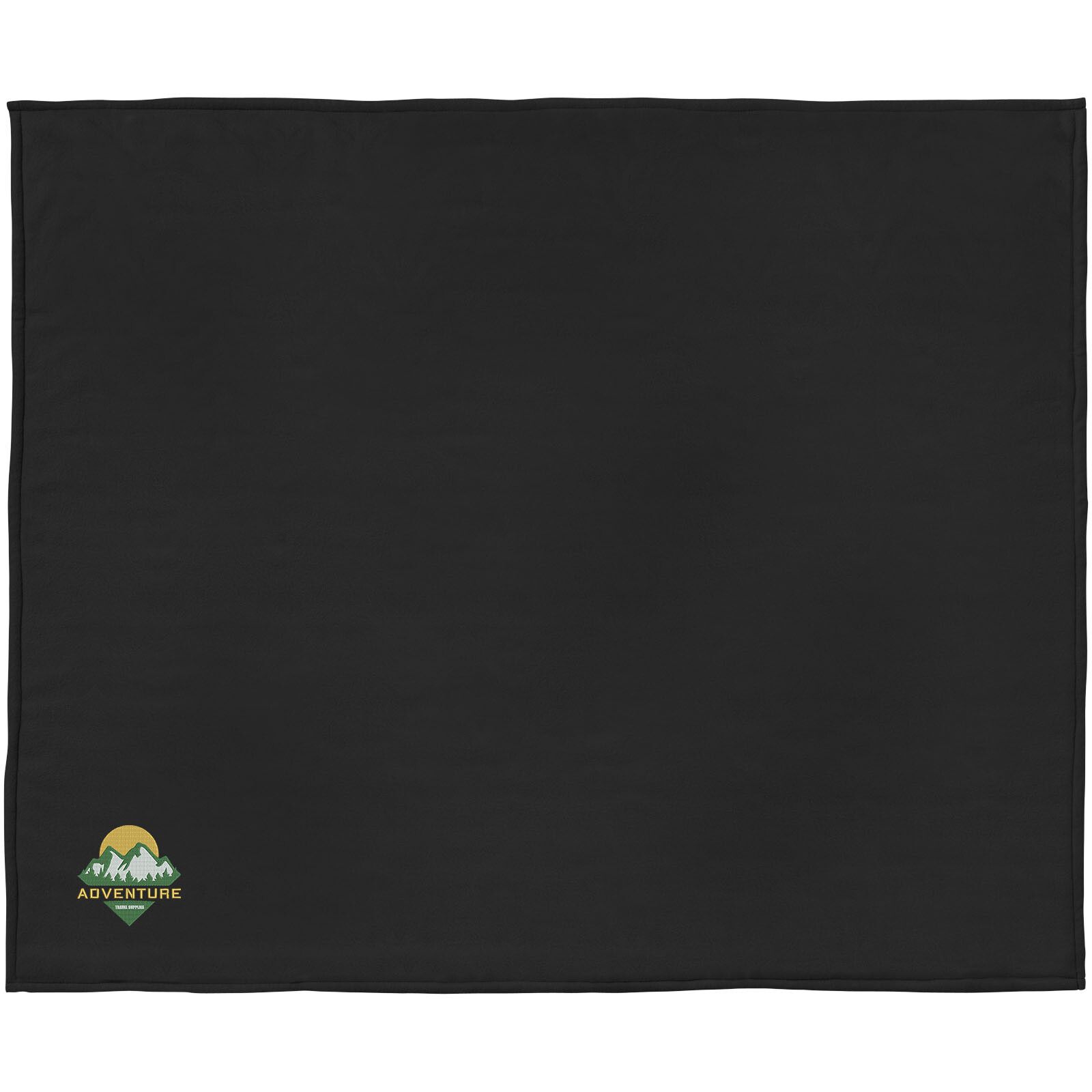 Springwood Decke aus weichem Fleece und Sherpa-Plaid - schwarz -  offwhite-577