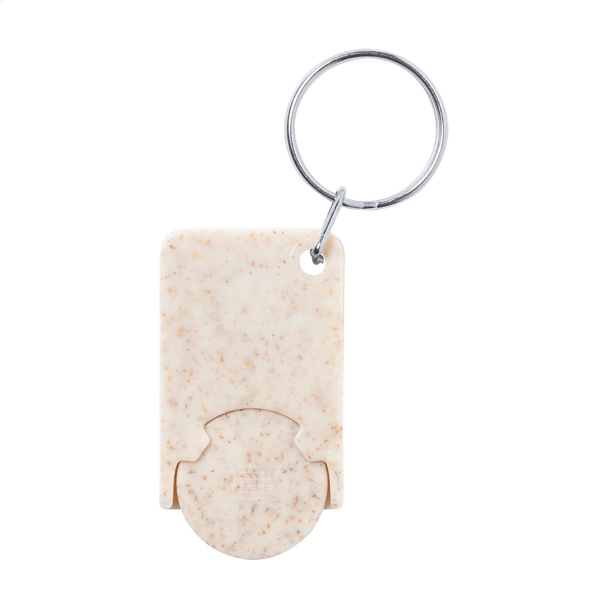 Prolex Einkaufswagen-Chip/Schlüsselanhänger - natur-488