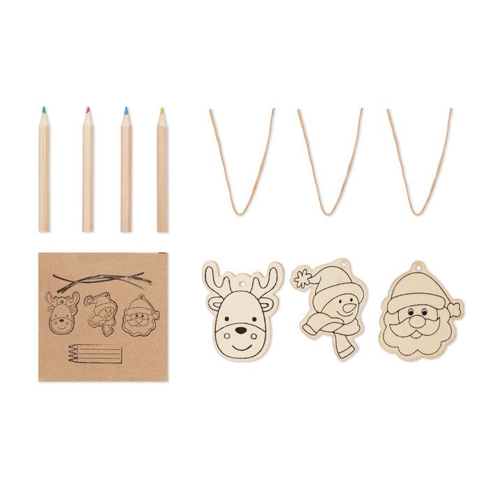 Holzanhänger-Set FUNCOOL - holz-57