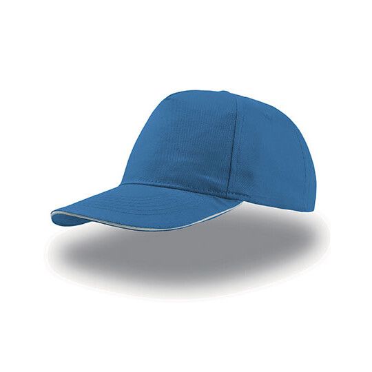 Start Five Sandwich Cap - royal - white-431