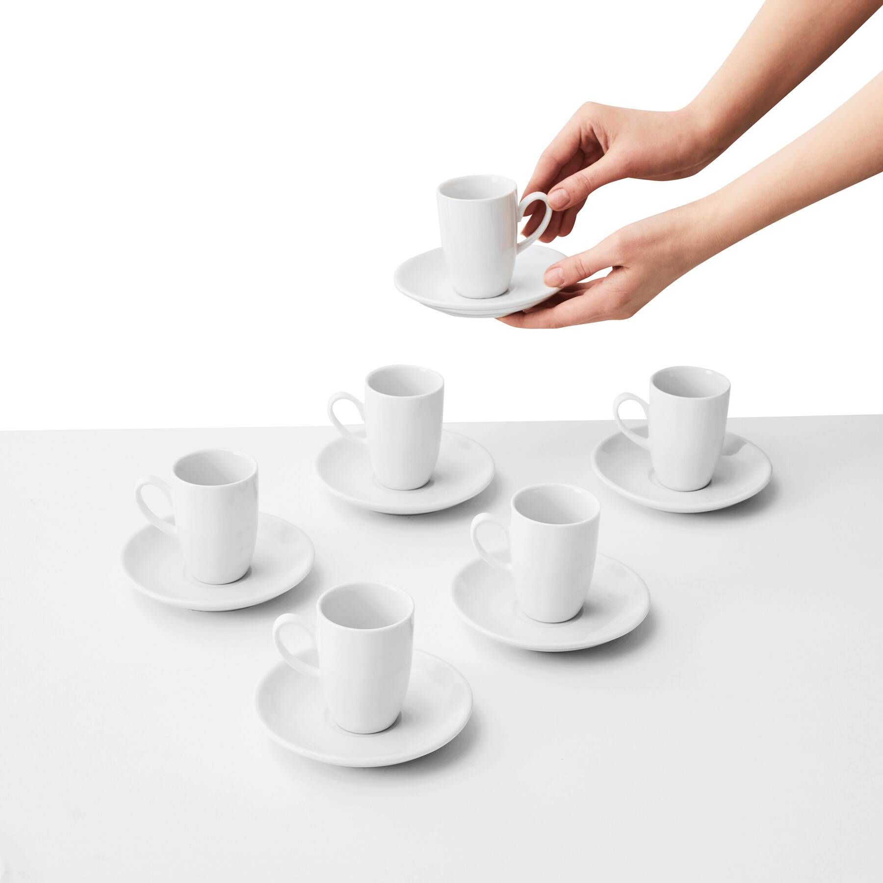 Espresso-Tassen-Set BUONGUSTO - weiß-163