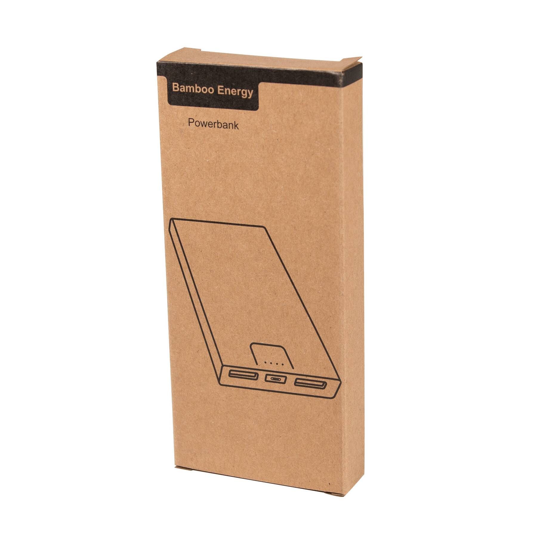 Powerbank BAMBOO ENERGY - braun-469
