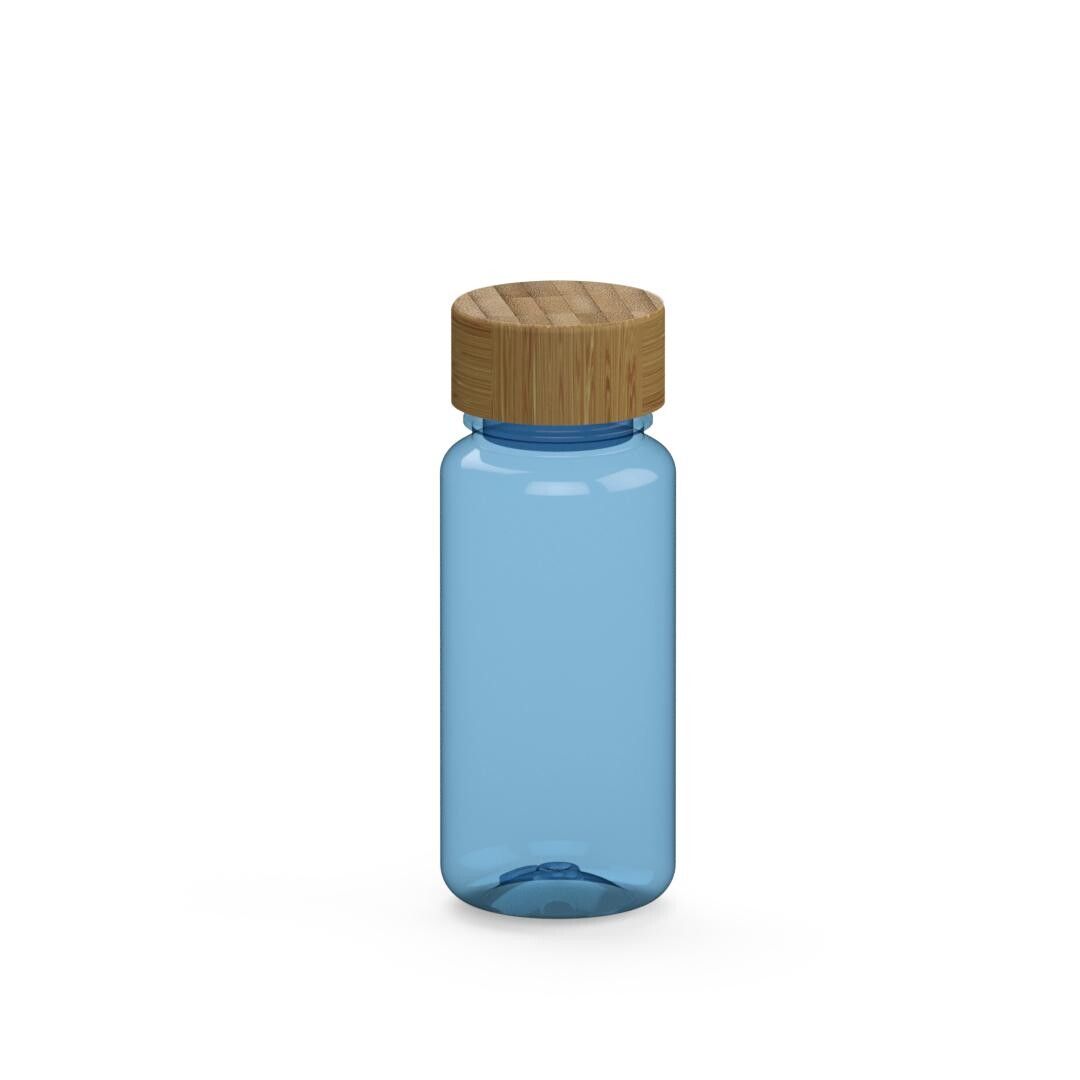 Trinkflasche Natural, 400 ml - transparent-blau-284