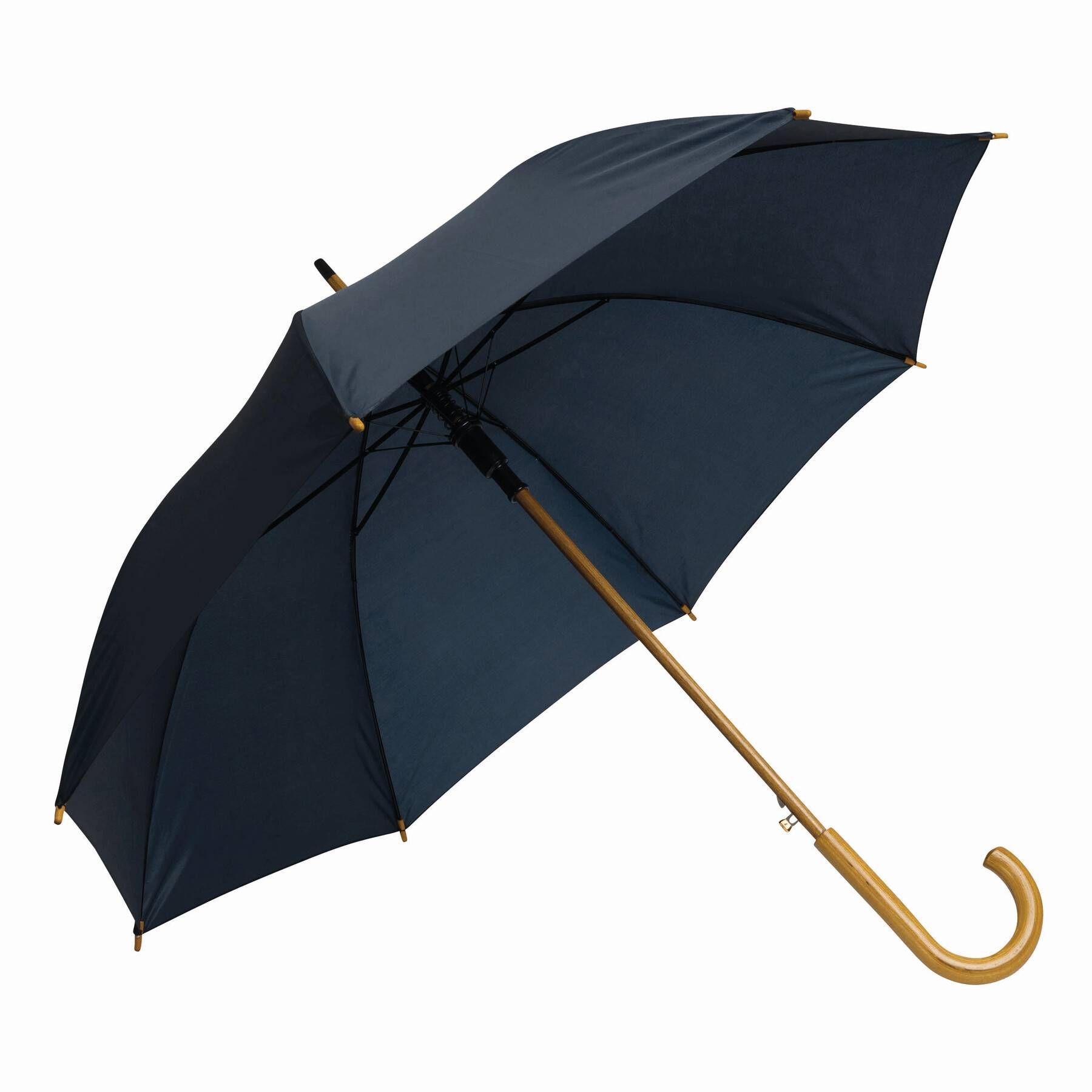 Automatik-Holzstockschirm TANGO - marineblau-844