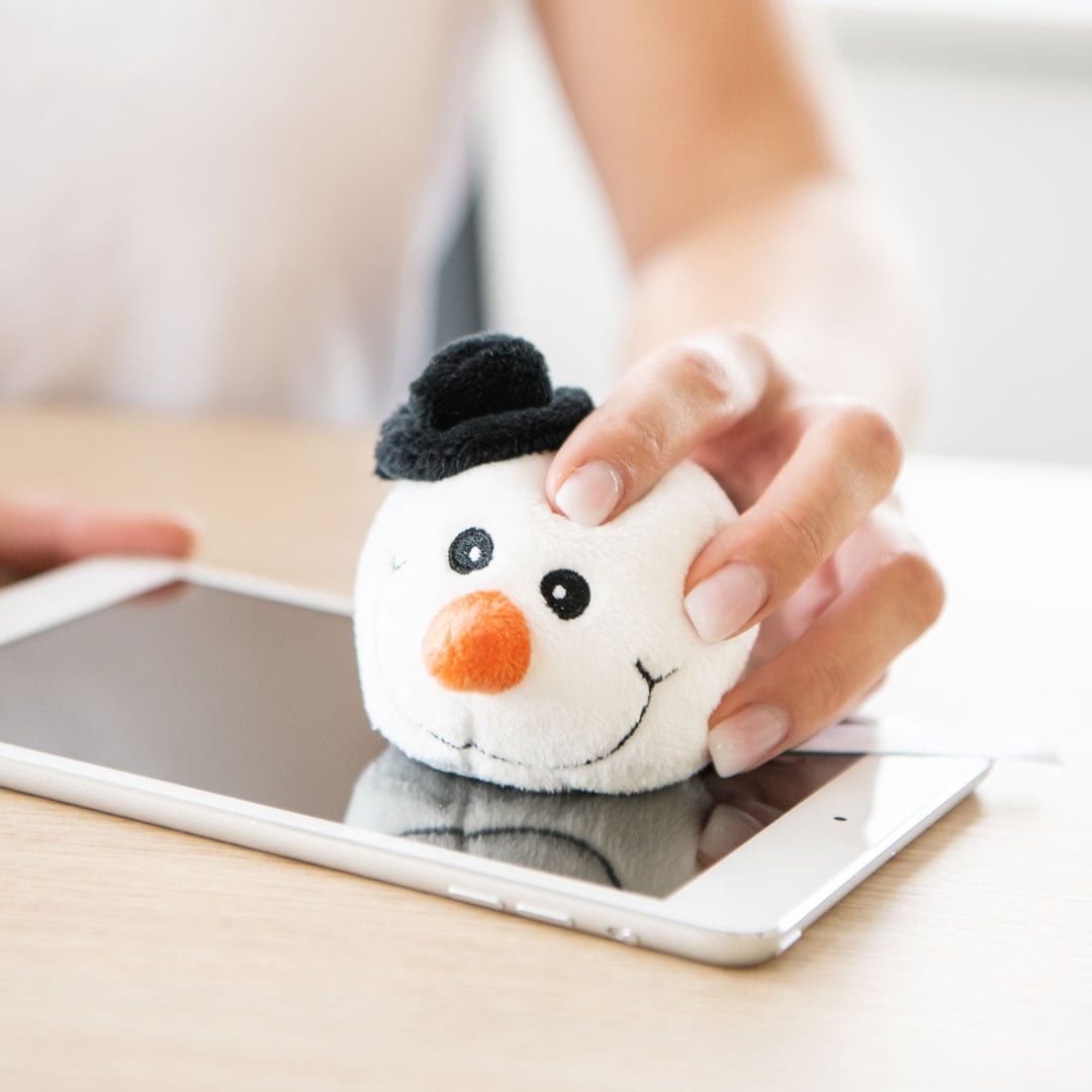 MiniFeet® Bildschirmreiniger Schmoozies® Schneemann - weiß-873
