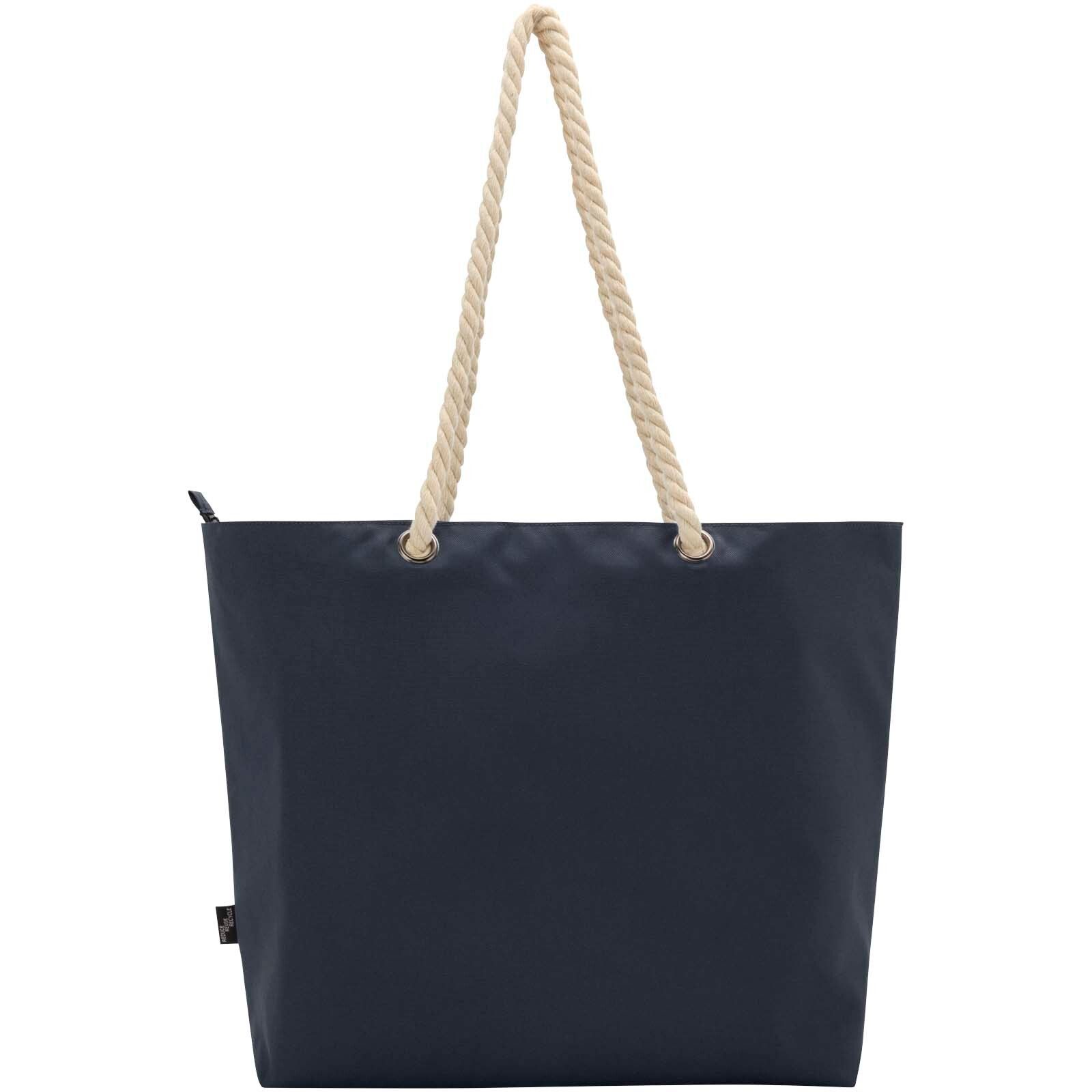 Panama Strandkühltasche mit Kordelgriffen aus recyceltem GRS-Material, 23L - navy-664