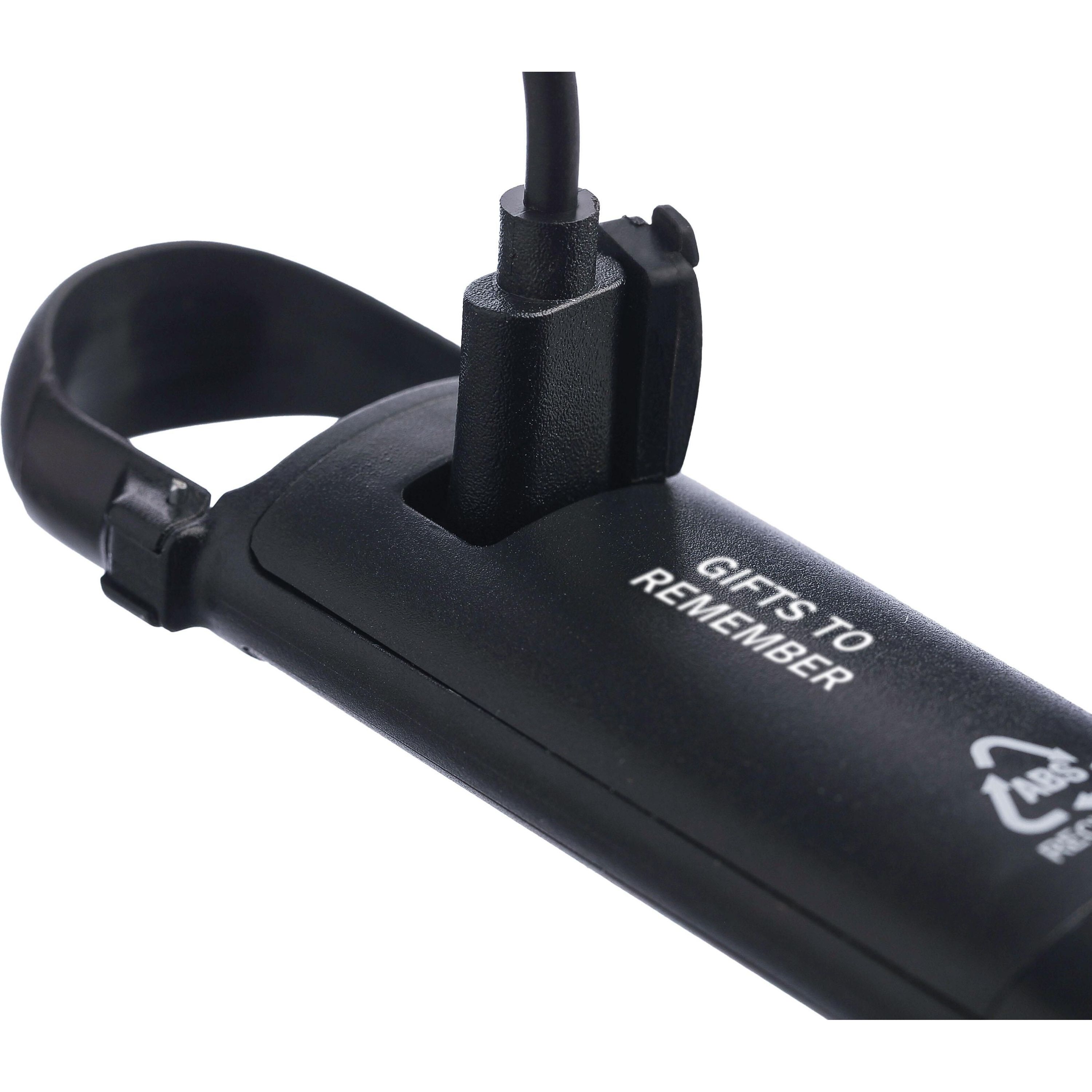 Recycelte ABS Mini-Taschenlampe Zai - schwarz-920