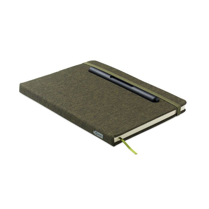 DIN A5 Notizbuch RPET RINBOOK - dunkelgrün-63