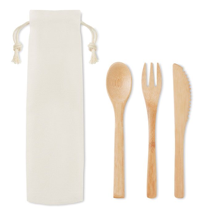 Besteck-Set Bambus SETBOO - beige-452