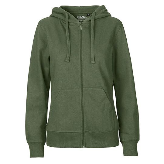 Ladies´ Zip Hoodie - military-518