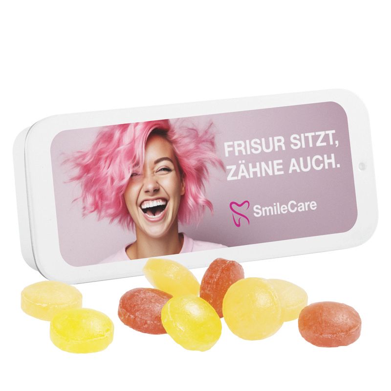 Schiebedeckeldose, Mini Bonbons Fruchtmix-128