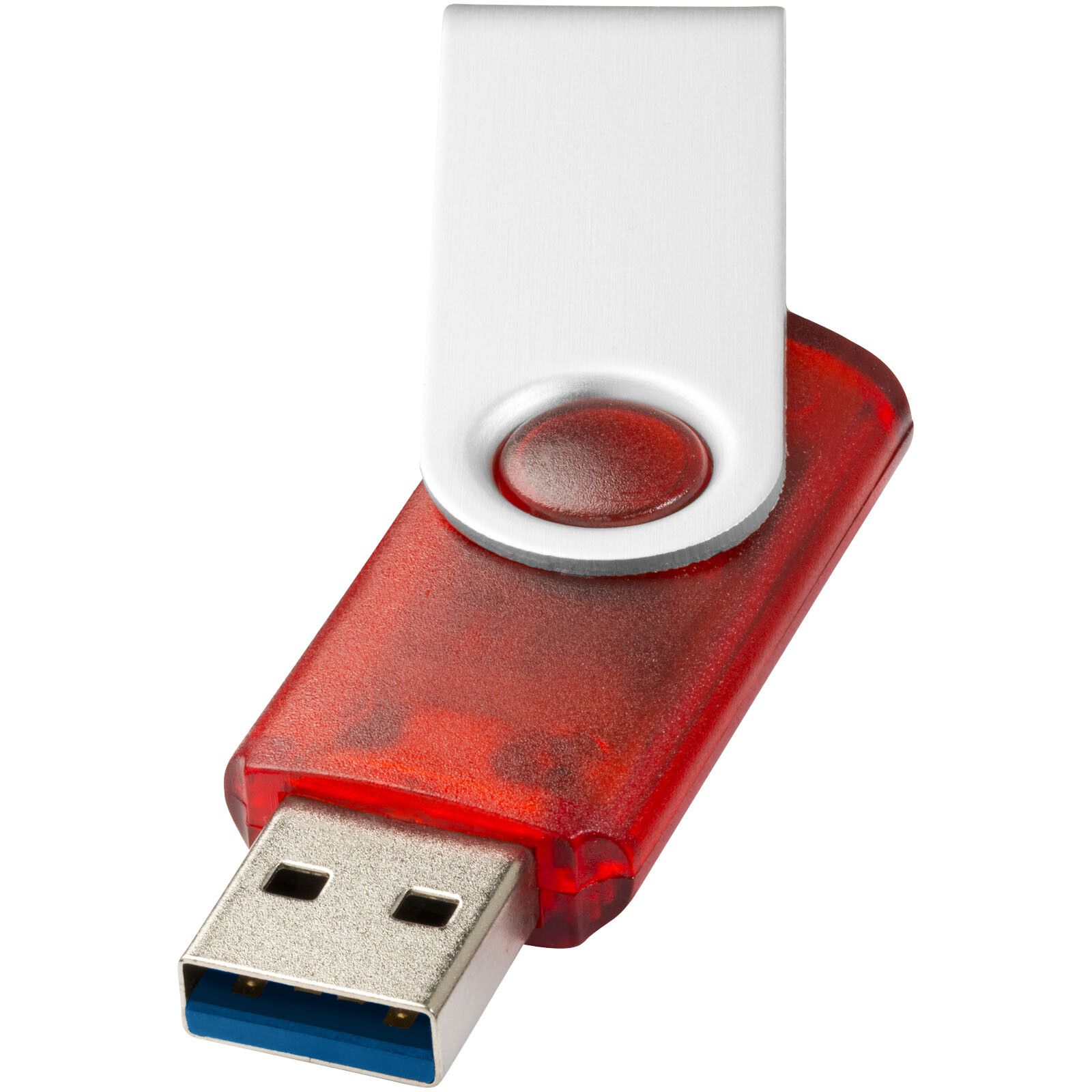 Twister USB-Stick 3.0 transparent - rot - 64 GB-404